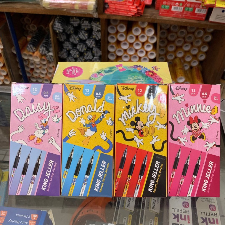 

Produk [1Pack] Pulpen gel King Jeller Disney - pulpen gel disney lucu -Pulpen gel anak lucu-Pulpen gel pipo disney HHJ