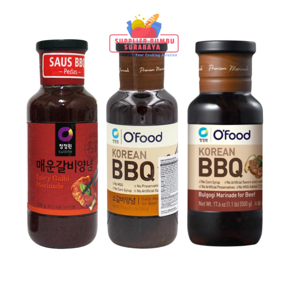 

Dijual Daesang Chung Jung One - Korean Beef Bulgogi Galbi Spicy Marinade Sauce 500g ZEP