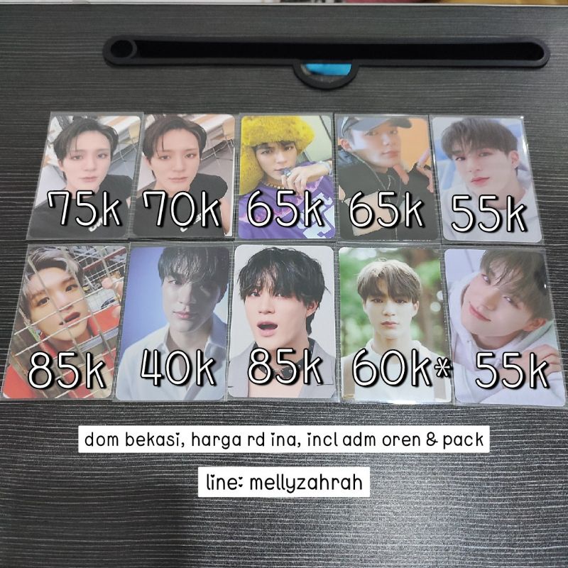 Photocard official Jeno NCT Dream Jeno mumo candy jeno pob ktown candy jeno digipack candy smini can