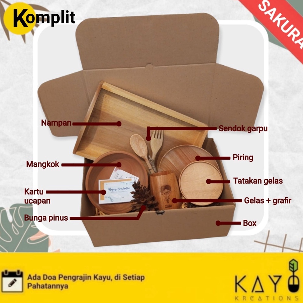 

Best seller Hampers Kado Ulang Tahun Untuk Guru Lebaran Natal Wedding Tukar Kado Paket Alat Makan Kayu Unik Aesthetic kekinian Kualitas Kayu Terbaik EAY
