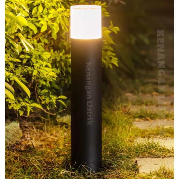 Lampu Pilar Taman Pagar Hias Bulat Outdoor E27