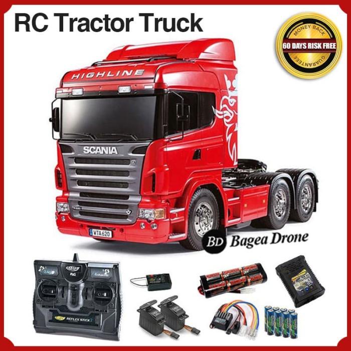 MOBIL REMOT TRUK SCANIA MOBIL RC TRACTOR TRUCK TRAILER REMOTE CONTROL