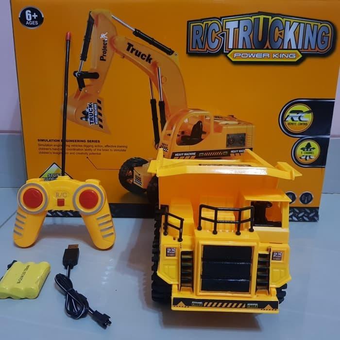 MOBIL RC DUMP TRUCK - REMOTE CONTROL CAR DUMP TRUK