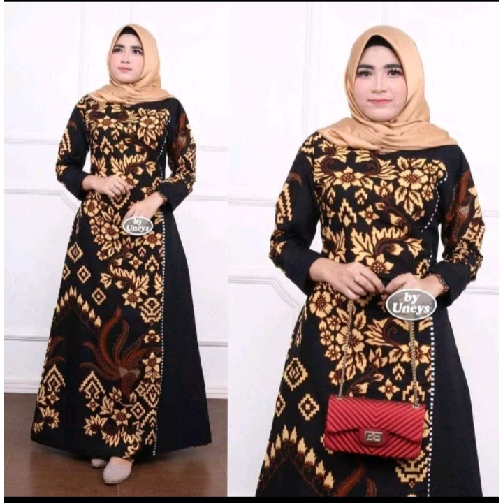 GAMIS BATIK KOMBINASI//GAMIS WANITA//GAMIS BATIK//GAMIS PEKALONGAN//GAMISFASION