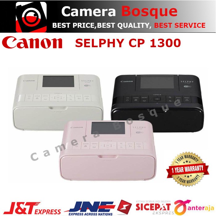 Terlaris Printer Canon Selphy Cp1300 / Cp-1300 Printer Wi-Fi Mobile