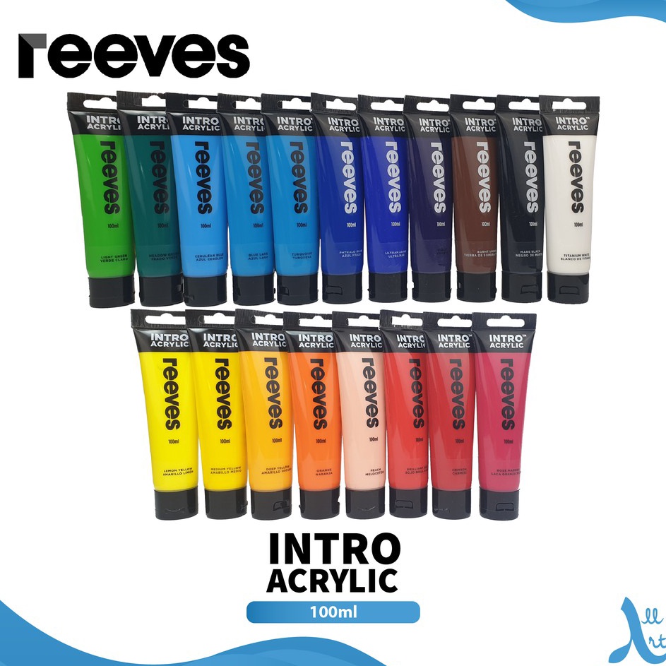 

✹Big Sale→ Q87JH Cat Akrilik Reeves Intro 100ml Acrylic Paint Color K41 ➯Super Promo