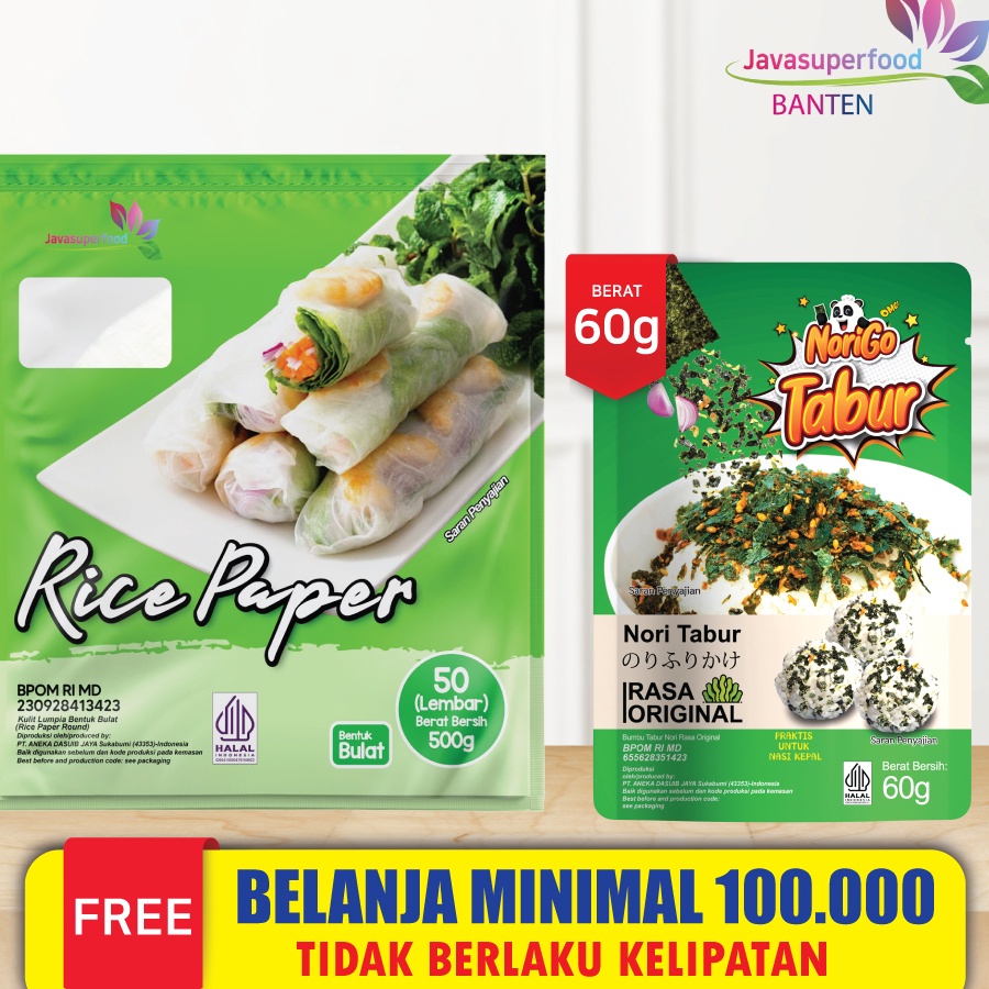 

Terbatas C8QPA Banh Trang High Quality Rice Paper 22 cm / Rice Paper / Kulit Lumpia Vietnam Rice Paper / rice roll spring roll / Rice Paper R78 ➩Terlaku.