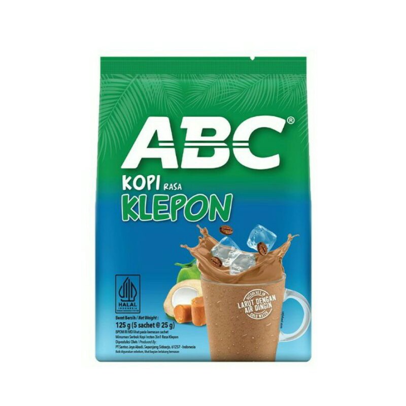 

ABC Kopi Rasa Klepon Bag 5 x25 g