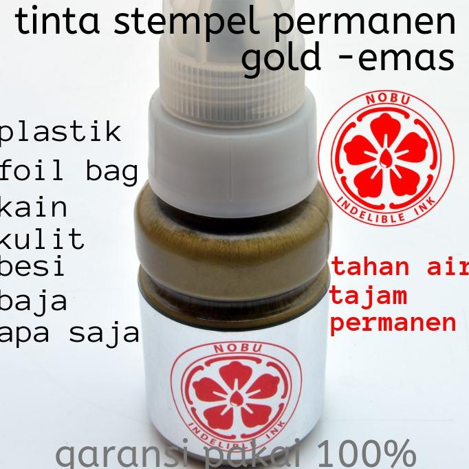 

Diskon Tinta Stempel Permanen Warna Silver Perak - Gold Emas | Kemasan Plastik Foil Bag - Nobu Ink Erp