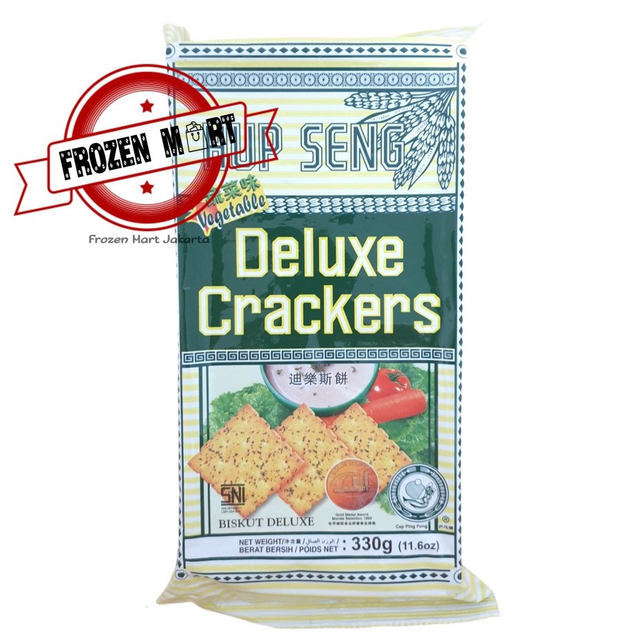 

Grosir➚ PAKRC HUP SENG Vegetable Crackers 330 Gr / Hupseng Sayur / Hupseng Biscuit F54 ➼Harga Promo