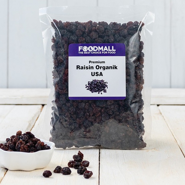 

→Stock Banyak YC9PD Kismis / Black Raisin Organic USA PREMIUM 250 GRAM D66 ↔Terkini