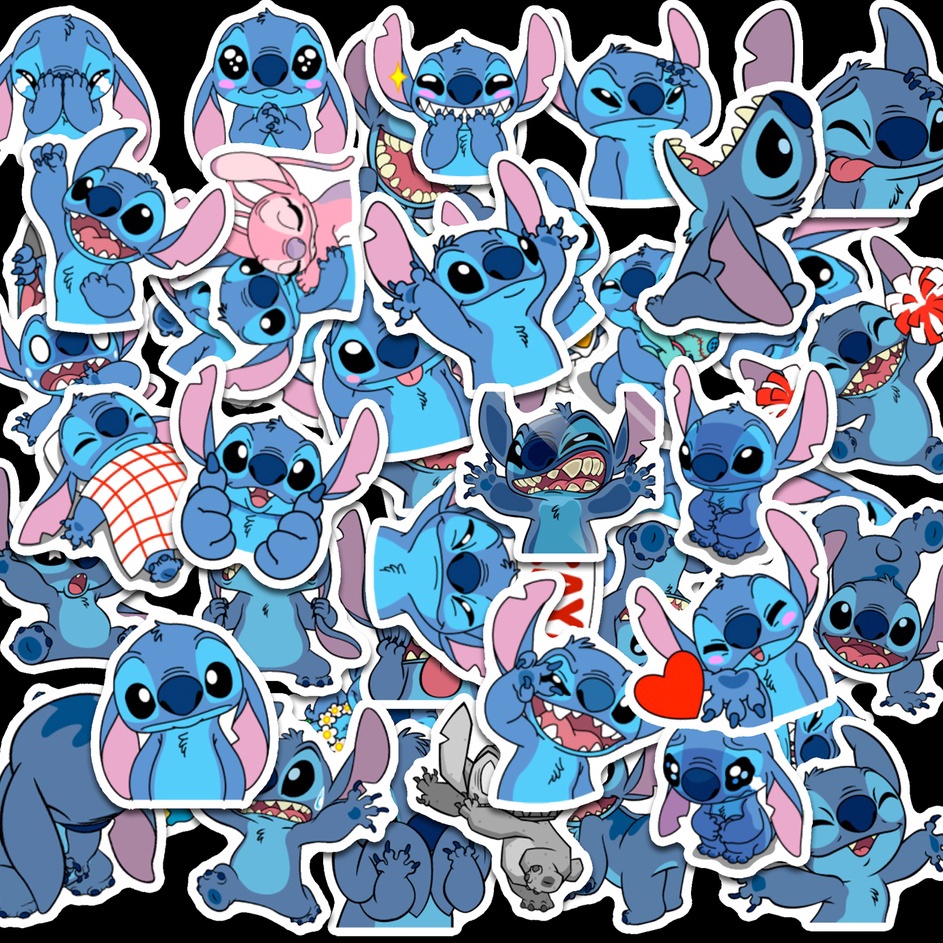 

✷Diskon QYMB0 50 PSC STICKER STITCH UNTUK HP LAPTOP TUMBLER SEPEDA NOTE BOOK DLL STIKER V51 Produk