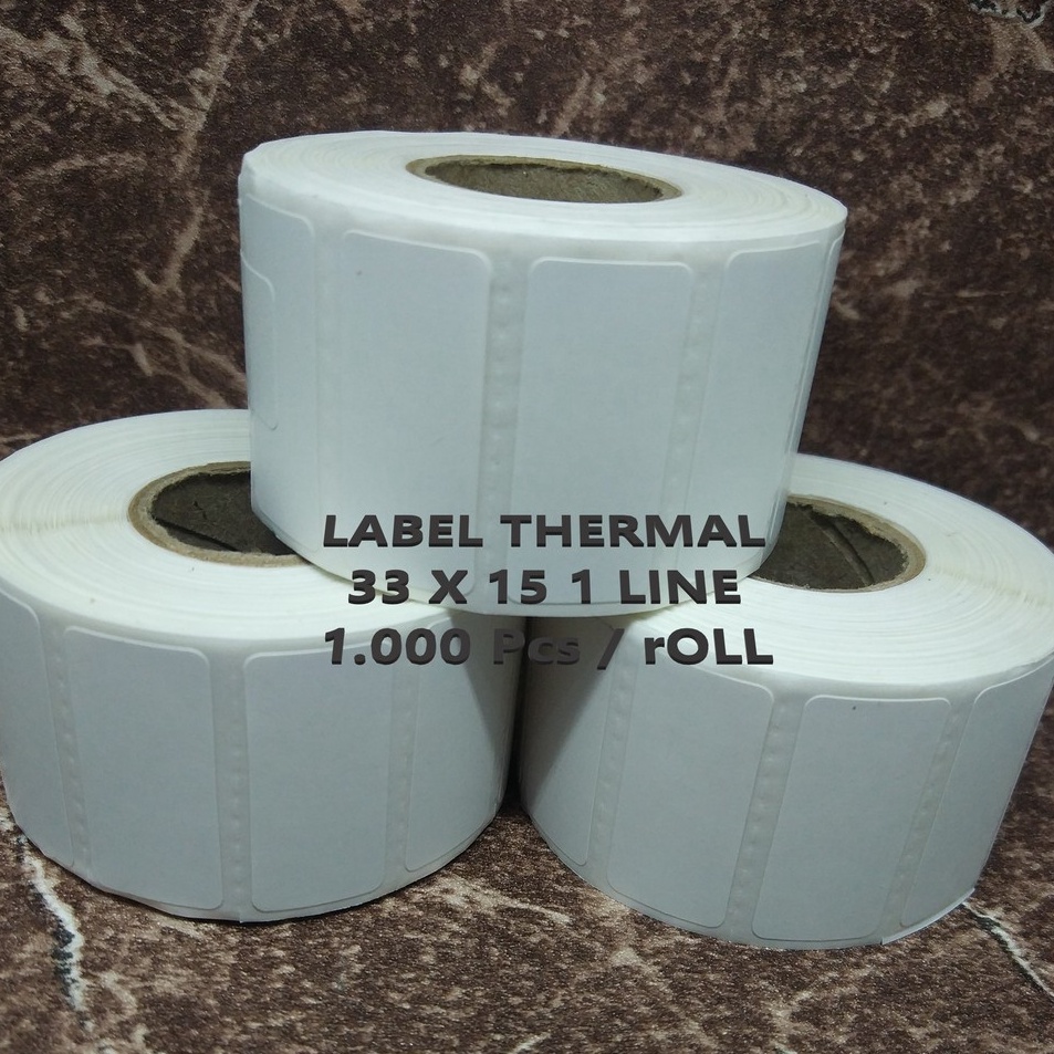 

✷Best➚ SQKVD LABEL Direct Thermal 33 x 15mm - Label Thermal 33x15 1Line - Label Thermal 33 x 15 1Line N92 ✺Ready Stock