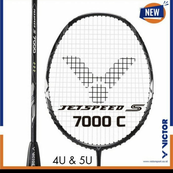 Terlaris New  Raket Badminton Victor Jetspeed 7000 / Js7000 / Js-7000 C