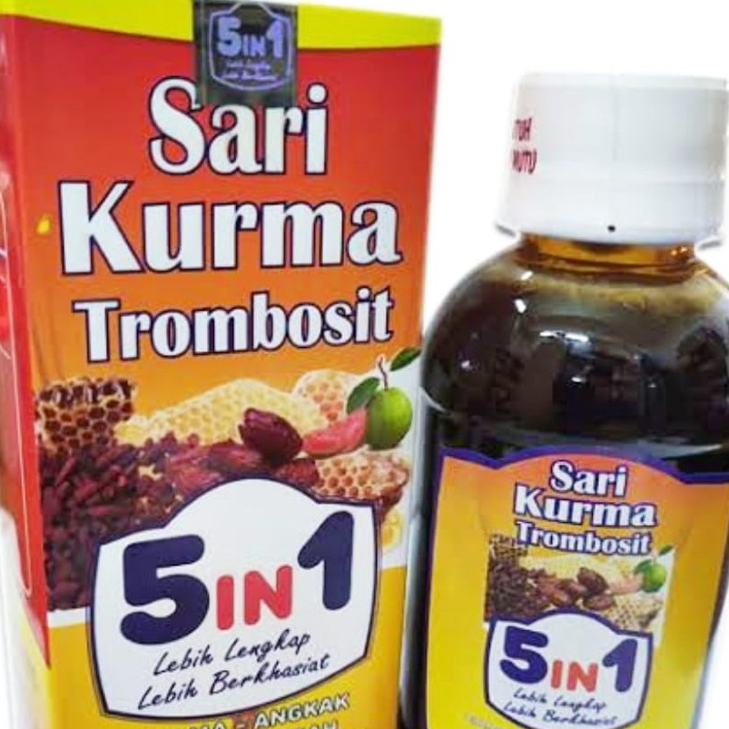 

➚Terkini QRYW8 Sari Kurma Madu Trombosit 5 in 1 Kecil 280gr Angkak Jambu E67 ❆Grosir