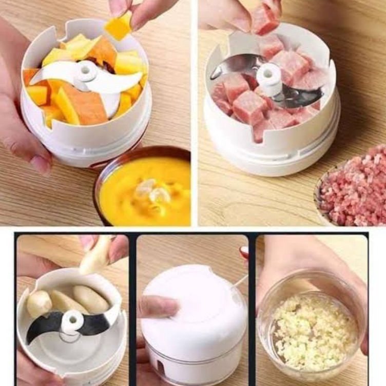 ➞Terlaris✳ LMVT7 Blender Bawang manual tarikan tangan / Blender penggiling Daging / Chopper Blender 