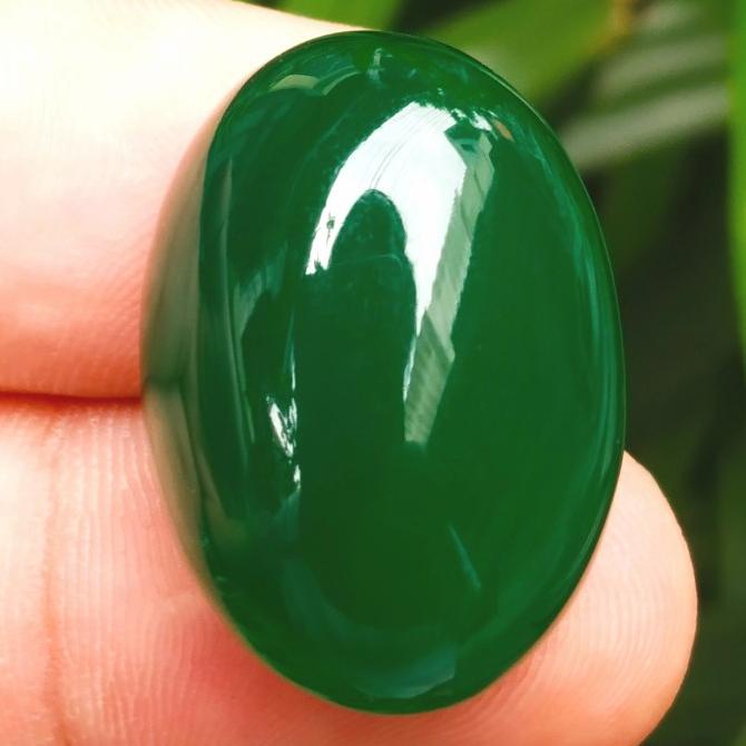 +++++] Batu Akik Kristopas Topaz Hijau Chalcedony Top Kristal