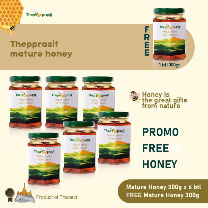 

Madu Thepprasit Madu Thailand 300 Gr