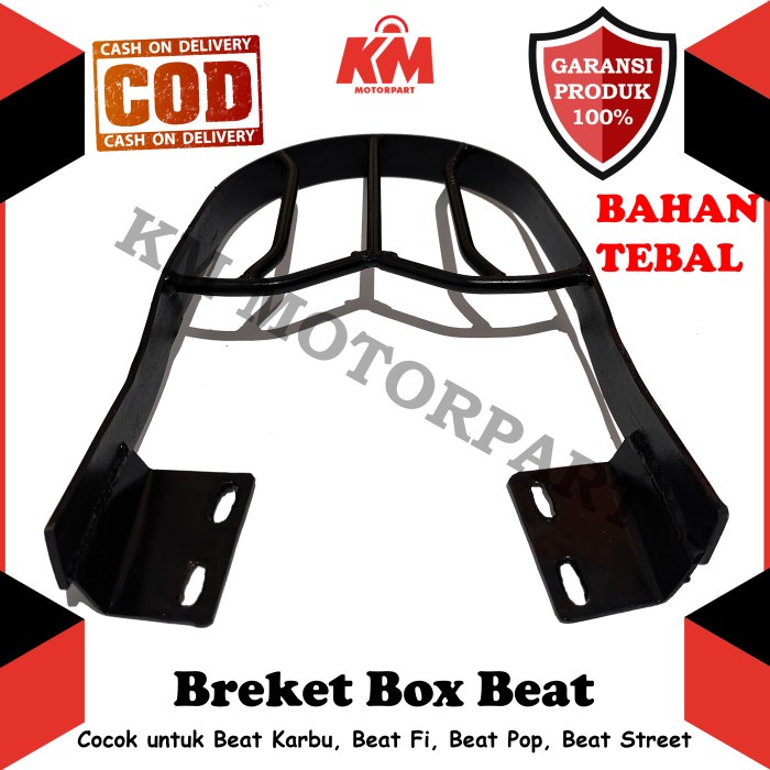 Breket Box Barang Honda Beat Fi Pop Karbu Esp Street Behel Bracket