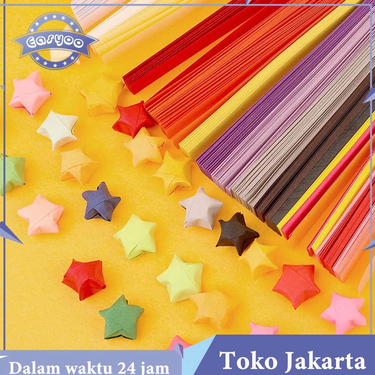 

[CLF] Isi 540 Kertas Origami Bintang Warna Origami Star Paper Motif Bintang ycknv