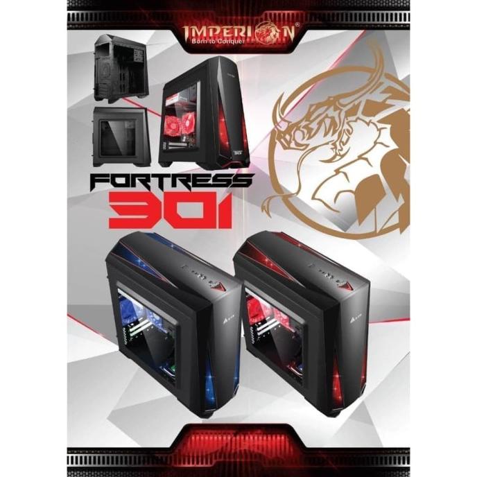 IMPERION FORTRESS 301 CASING PC Gaming Case Komputer Casing