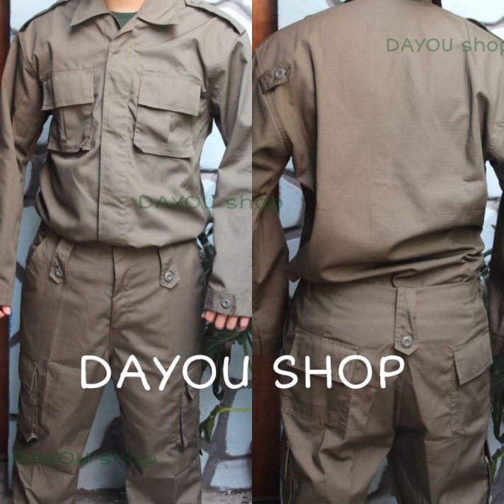 Baju PDL satpol pp seragam pdl pol pp bahan ripstop