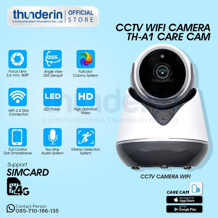 TERLARIS CAMERA CCTV WIFI THUNDERIN SUPPORT MODEM USB 4G TH-A1