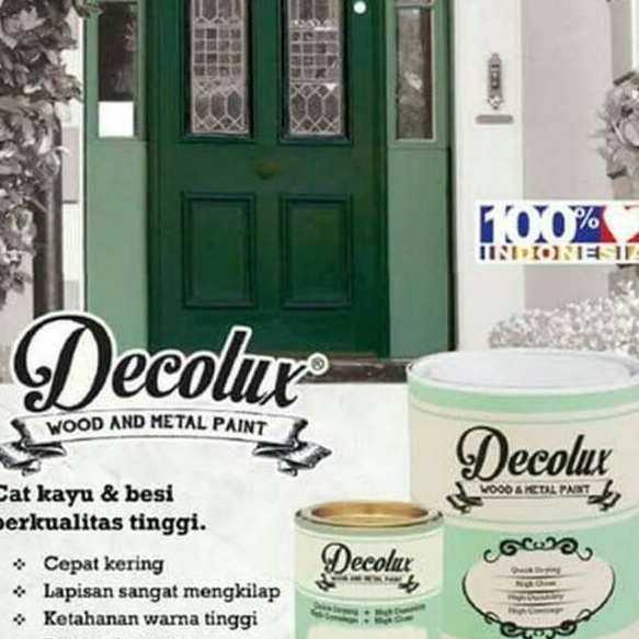 Sale Sekarang DECOLUX CAT KAYU DAN BESI 0,9LTR