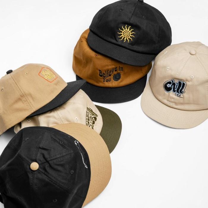 (( BISA COD) CAPLOOK - BASEBALL SHORT CAP - TOPI PENDEK VISOR - TOPI BASEBALL