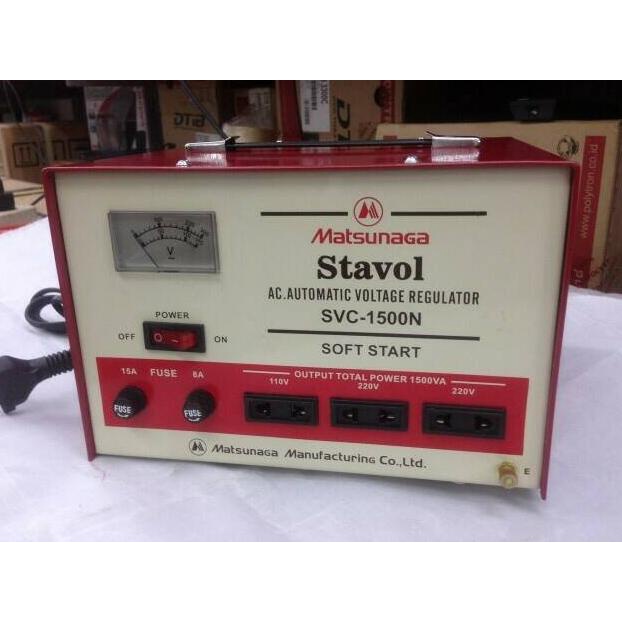 stabilizer matsunaga stavol 1500w / 1500 watt / 1500 watt