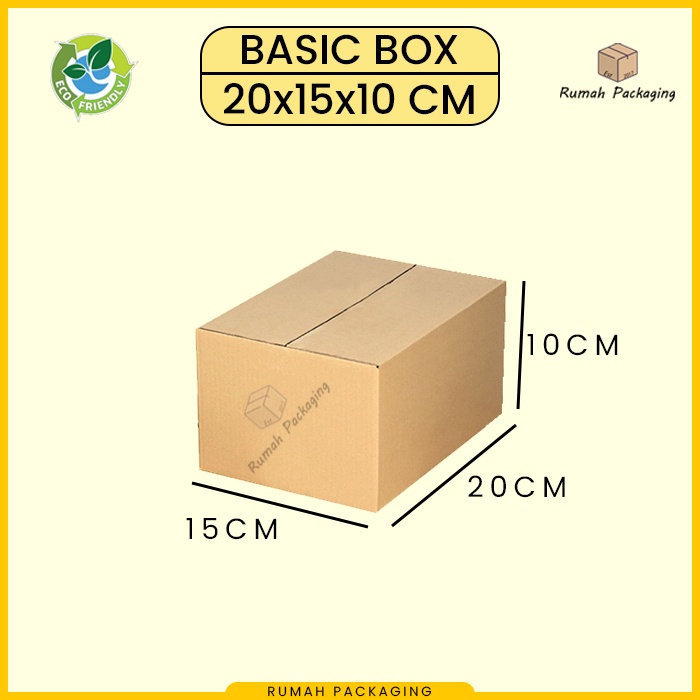 

Kardus / Karton Box Packing Polos 20x15x10 cm