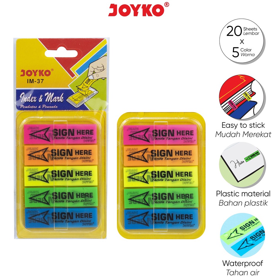 

Kirim Sekarang✰➨ ZLLY8 Index & Mark Penanda Pembatas Joyko IM-37 Plastik R78 ✳Ready
