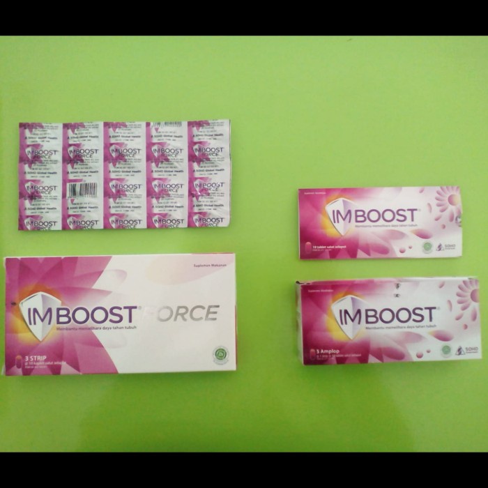 Suplemen Multivitamin Imboost Tablet dan Imboost Force Tablet - Imboost Force