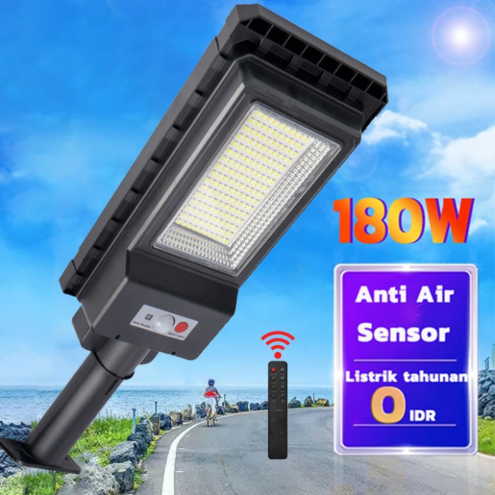Terlaris Lampu Jalan Solar Motion Sensor Lampu Tenaga Surya Penerangan Jalan