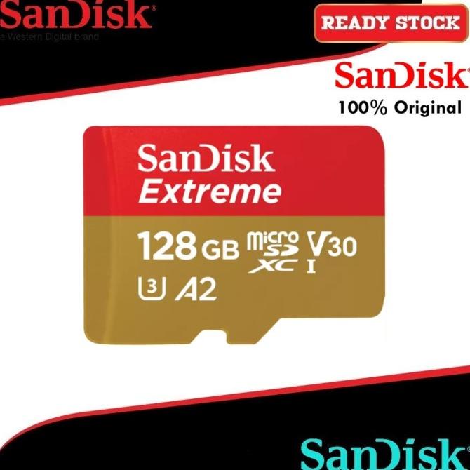 SANDISK EXTREME MICROSD 128GB 190MB/S -MICROSD EXTREME 128 GB ORIGINAL