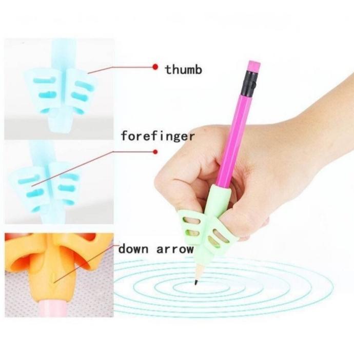 

Alat Bantu Menulis Anak Belajar Tulis Silikon Pensil 2 Jari Pensil Kid