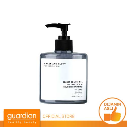 GRACE AND GLOW Secret Bombshell Oil Control and Nourish Hair Shampoo 400ml