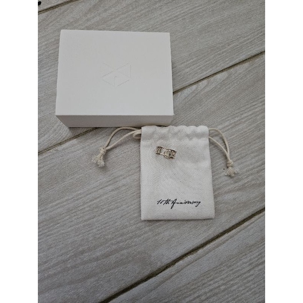 EXO 11th anniversary ring silver official merch md no pc