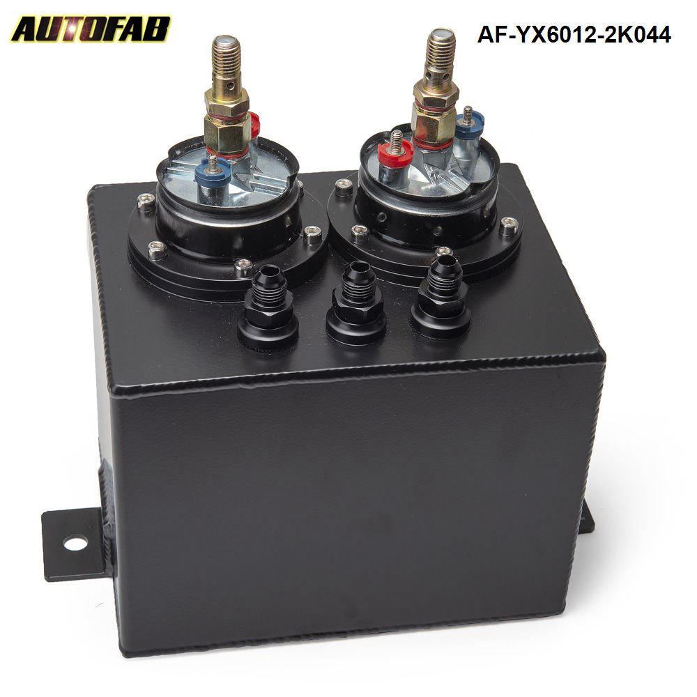 3L BILLET ALUMINUM FUEL SURGE TANK / SURGE TANK   2PC HIGH QUALITY EXTERNAL 044 FUEL PUMP AF-YX6012-