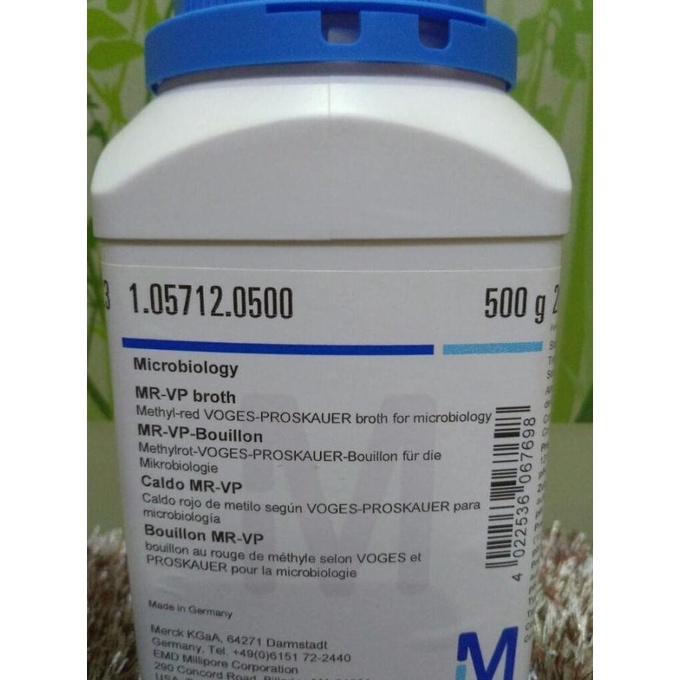 

] MRVP BROTH/ MR VP Broth / MR-VP Broth MERCK ECERAN 1 gram