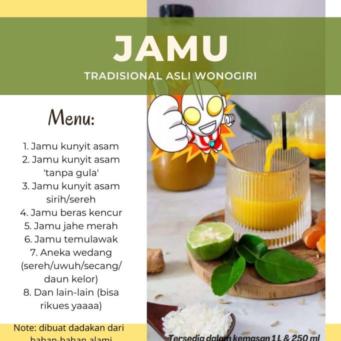

}}}}}}] Jamu Tradisional Asli Solo 1 liter