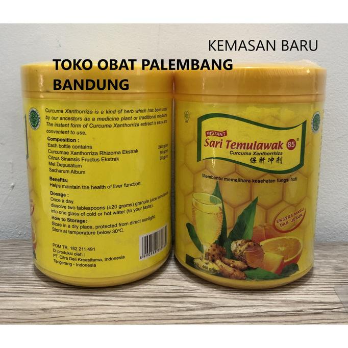 

=====] SARI TEMULAWAK EKSTRA MADU DAN JERUK 85 BOTOL