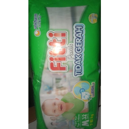 FITTI PANTS diapers pampers tipe celana M34