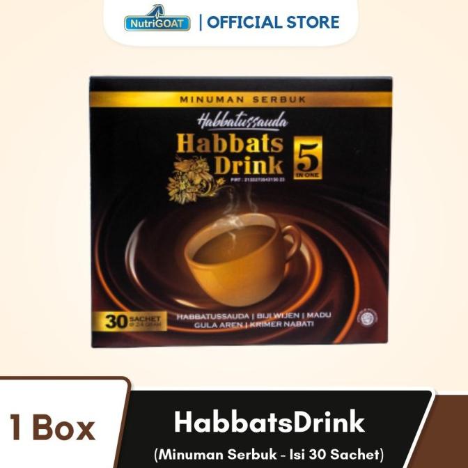 

,,,,,,,] Habbats Drink Isi 30 sachet @24gr - Minuman Instan Habbatussauda