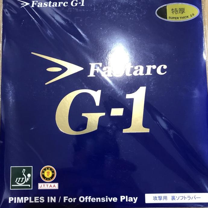 Nittaku Fastarc G1 dan G1 Max - Hitam,Super Thickness