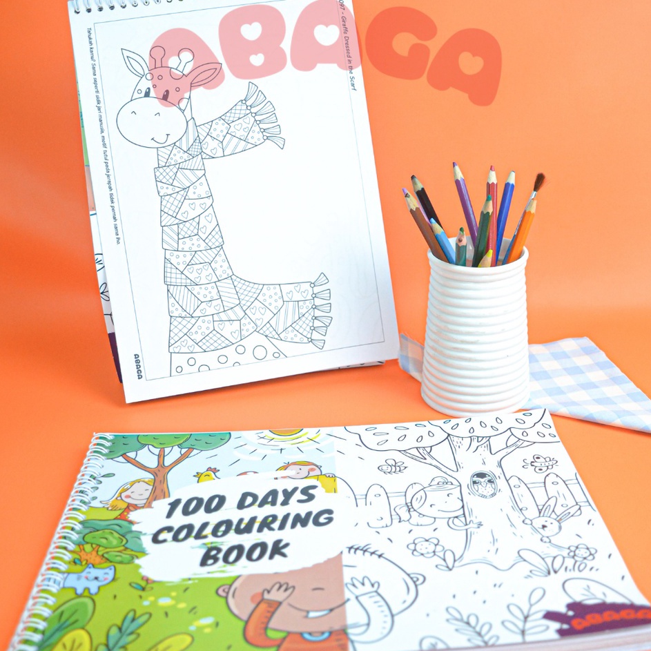 

✦Diskon→ VYHLF 100Tema Gambar Mewarnai Anak, Isi Waktu Luang Usir Bosan, Puas - 100Days Coloring Book Art Hobby F95 Big Sale