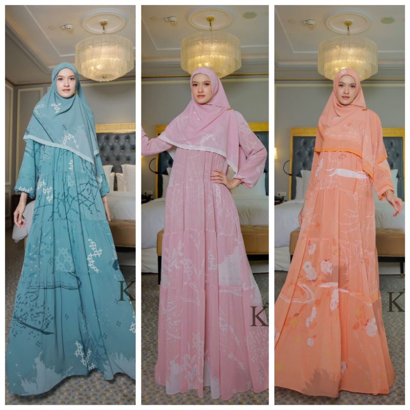 abhipraya series hemani dress syari by kyn kayunie premium