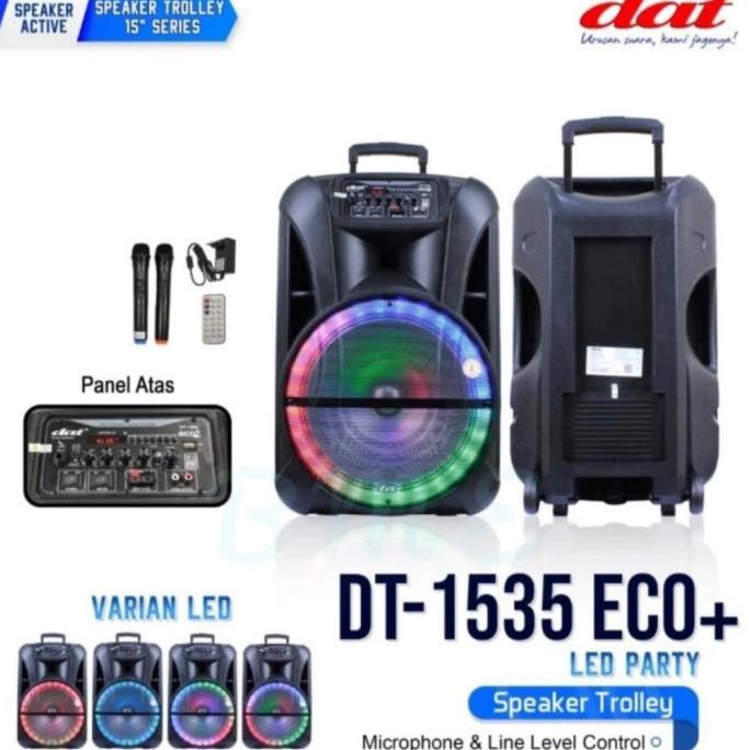 Speaker Aktif Portable 15 Inch Dat Dt 1535 Bluetooth Dat Dt1535 Ayuuwidyanti77