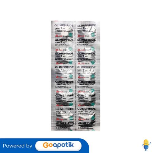 GLIMEPIRIDE OGB DEXA MEDICA 1 MG STRIP 10 TABLET