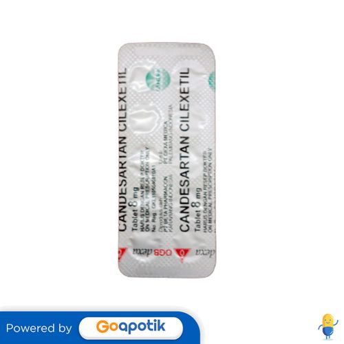 CANDESARTAN OGB DEXA MEDICA 8 MG STRIP 10 TABLET